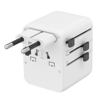Gembird Gembird Universal travel power adapter | TPA-1A2C20-01-W | 20 W | Travel Adapter TPA-1A2C20-01-W
