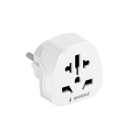 Gembird Gembird World to EU power adapter plug, 15 A | A-AC-EUMINTF | Travel adapter A-AC-EUMINTF