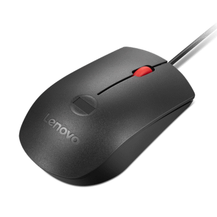 Lenovo Lenovo Fingerprint Biometric USB Mouse Gen3 | Wired | USB-A | Black/Red 4Y51S24029