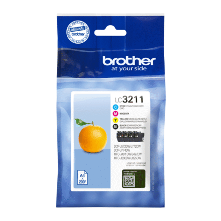 Brother Brother Cartridge Value Pack | LC3211VAL | Ink cartridge | Black, yellow, cyan, magenta LC3211VAL
