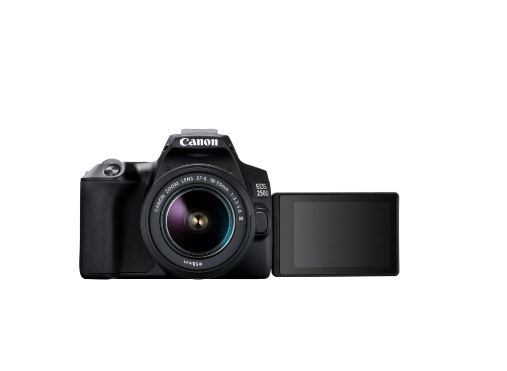 Canon Canon | EOS 250D + 18-55mm Kit | Megapixel 24.1 MP | Image stabilizer | ISO sensitivity (max) 256000 | Wi-Fi | Video recording | Manual | CMOS | Black 3454C003