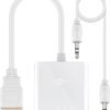 Goobay Goobay | HDMI/VGA adapter, nickel plated | 51758 | White | HDMI male (type A) | VGA female (15-pin) 51758