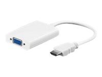 Goobay Goobay | HDMI/VGA adapter, nickel plated | 51758 | White | HDMI male (type A) | VGA female (15-pin) 51758