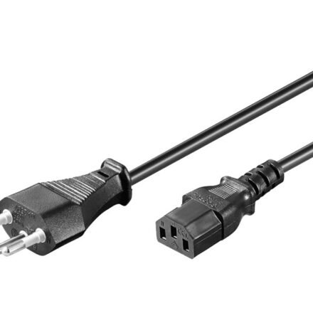 Goobay Goobay | Power supply cord, Switzerland | 93617 | Black Swiss male (type J, SEV 1011) | Device socket C13 (IEC connection) 93617