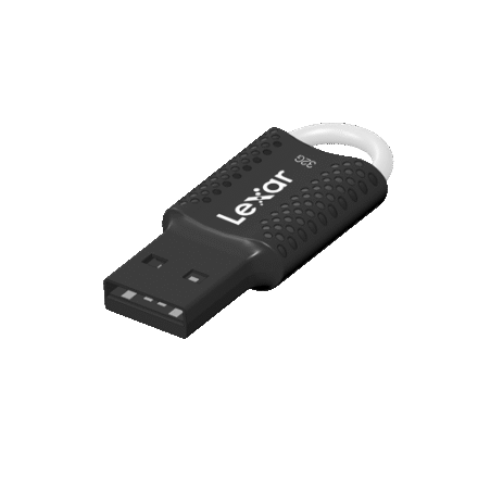 Lexar Lexar | Flash drive | JumpDrive V40 | 32 GB | USB 2.0 | Black Ljdv40-32GAB