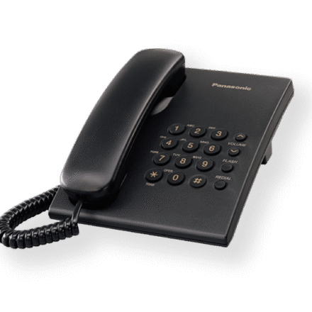 Panasonic Panasonic | Corded | KX-TS500FXB | Black | 150 x 200 x 96 mm | 475 g KX-TS500FXB