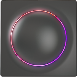 Fibaro FIBARO Walli Switch, Black, Z-Wave EU | Fibaro | Walli Switch | FGWDSEU-221-8 | Black FGWDSEU221-8 ZW5 EU Antracyt