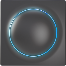 Fibaro FIBARO Walli Dimmer, Black, Z-Wave EU | Fibaro | Walli Dimmer | FGWDEU-111-8 | Black FGWDEU111-8 ZW5 EU Antracyt