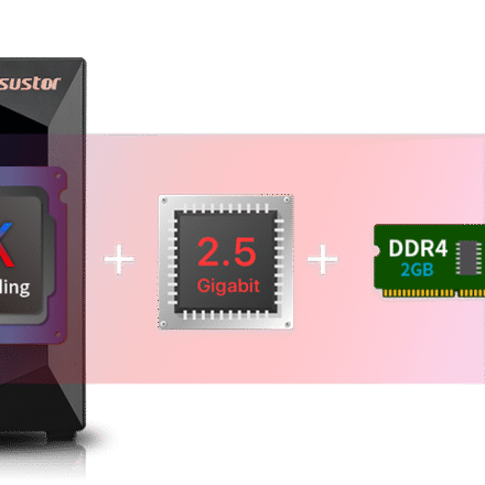 Asus Asus | AsusTor Tower NAS | AS3302T | Up to 2 HDD | Realtek RTD1296 Quad-Core | Realtek RTD1296 | Processor frequency 1.4 GHz | 2 GB | DDR4 | Black 90IX01I0-BW3S00