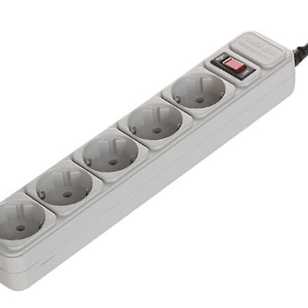 Gembird Power Cube SPG3-B-6C surge protector, 5 sockets, 6ft SPG3-B-6C
