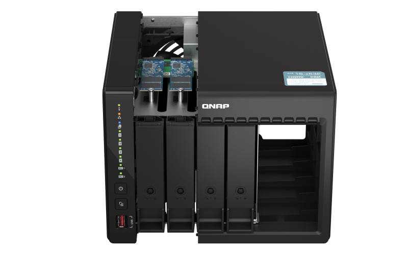 QNAP QNAP | 4-Bay desktop NAS | TS-453E-8G | Up to 4 HDD/SSD Hot-Swap | Intel Celeron | J6412 Quad-Core | Processor frequency 2.6 GHz | 8 GB TS-453E-8G
