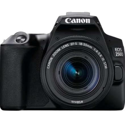 Canon Canon | D.CAM EOS 250D SL 18-55 S CP EU26 (SIP) | Megapixel 24.1 MP | Image stabilizer | ISO sensitivity (max) 25600 | Display diagonal 3 " | Wi-Fi | Video recording | Automatic, manual | CMOS | Black 3461C001