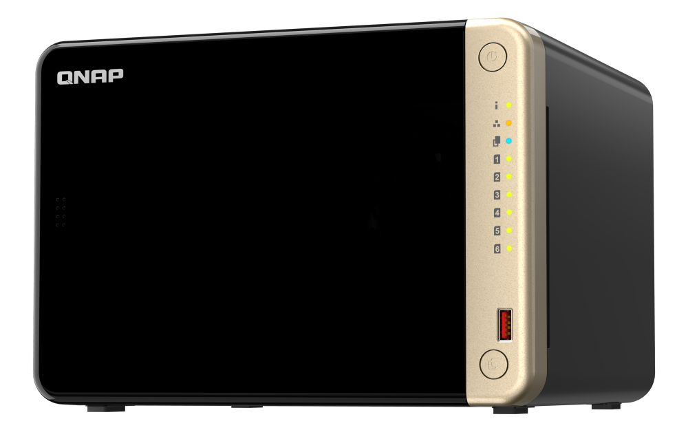 QNAP QNAP | 6-Bay desktop NAS | TS-664-8G | Intel Celeron | N5095 4-core | Processor frequency 2.9 GHz | 8 GB | DDR4 TS-664-8G