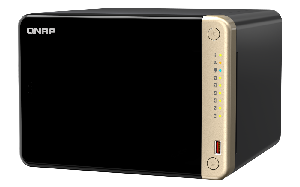 QNAP QNAP | 6-Bay desktop NAS | TS-664-8G | Intel Celeron | N5095 4-core | Processor frequency 2.9 GHz | 8 GB | DDR4 TS-664-8G