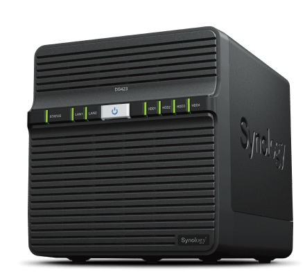 Synology Synology | Tower NAS | DS423 | up to 4 HDD/SSD | Realtek | RTD1619B | Processor frequency 1.7 GHz | 2 GB | DDR4 DS423