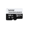Lexar Lexar | Flash Memory Card | High-Endurance | 64 GB | microSDHC | Flash memory class UHS-I LMSHGED064G-BCNNG