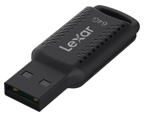 Lexar Lexar | USB Flash Drive | JumpDrive V400 | 64 GB | USB 3.0 | Black LJDV400064G-BNBNG