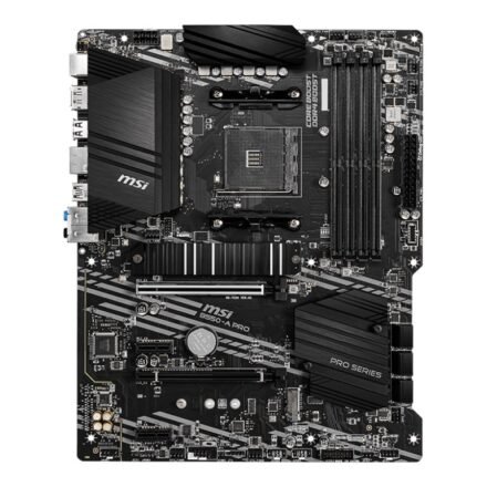 MSI MSI | B550-A PRO | Processor family AMD | Processor socket AM4 | DDR4 DIMM | Memory slots 4 | Supported hard disk drive interfaces SATA, M.2 | Number of SATA connectors 6 | Chipset AMD B550 | ATX B550-A PRO
