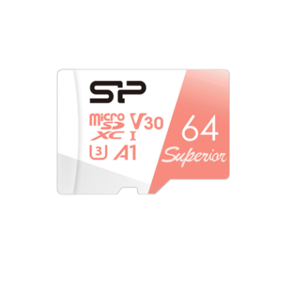 Silicon Power Silicon Power Superior | 64 GB | microSDXC | Flash memory class 10 SP064GBSTXDV3V20SP