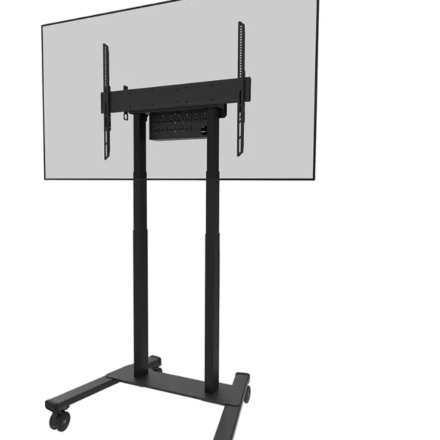 Neomounts Neomounts Floor stand | FL55-875BL1 TV trolley | Adjustable Height | 55-100 " | Maximum weight (capacity) 110 kg | Black FL55-875BL1