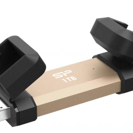 Silicon Power Silicon Power DS72 | 1000 GB | USB Type-A and USB Type-C 3.2 Gen 2 | Gold SP001TBUC3S72VPG