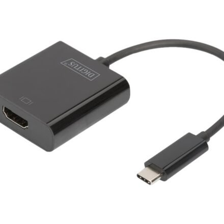 Digitus Digitus | USB Type-C to HDMI Adapter | DA-70852 | Black | USB Type-C | 0.15 m DA-70852